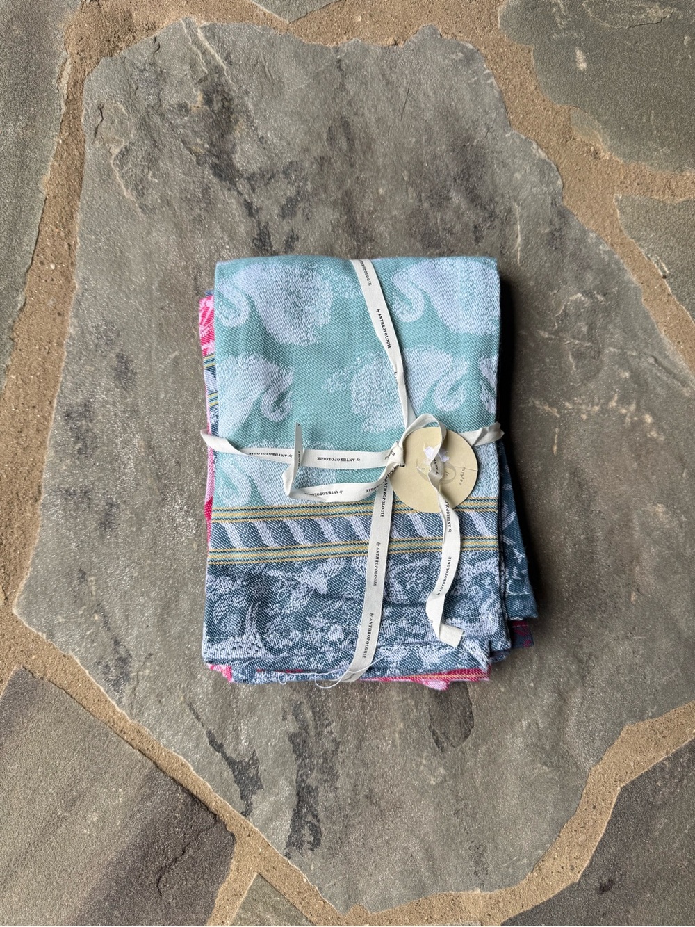 New🌟Anthropologie-Nifty Jacquard Napkins, Set of 6 - Picture 2 of 4